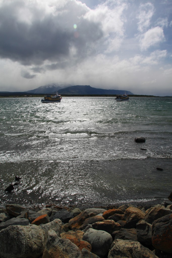 A Puerto Natales, au bord du lac...